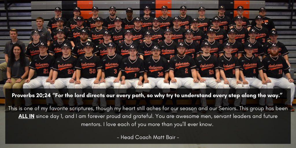 AURavensBSB's tweet image. A statement from Head Coach Matt Bair: 

#WorkCompeteGrow
#TheBestIsYetToCome