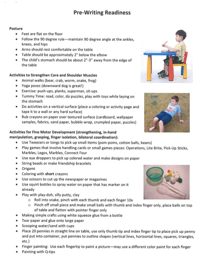SPatelD69OT's tweet photo. Check out these fine motor activities! @SkokieSD69  @MadisonSD69 https://t.co/cQyKY6OvFJ