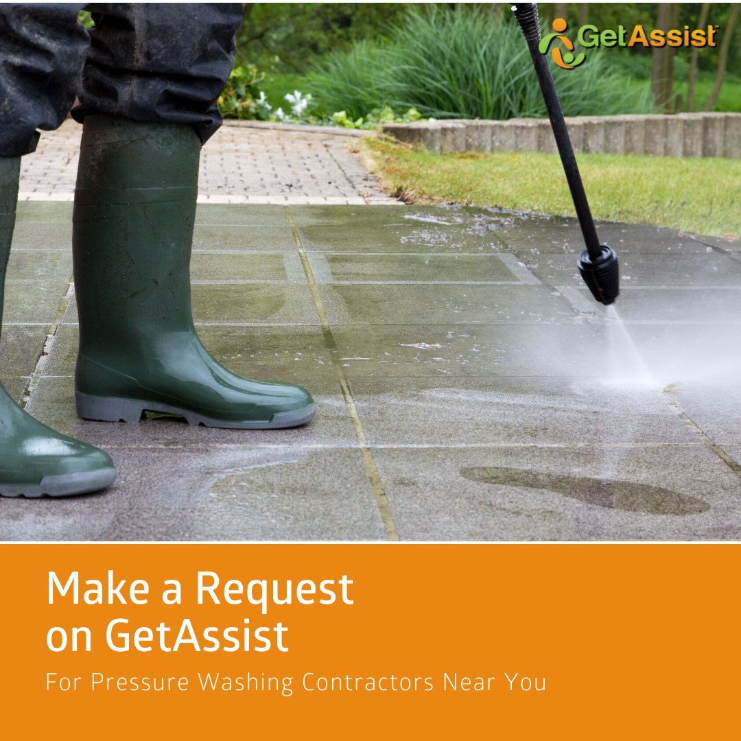 GetAssistApp's tweet photo. Is your home's exterior ready for some spring cleaning? Support local businesses through the process— download the GetAssist app and #MakeARequest for pressure washing service providers near you!
https://t.co/atYwQJsIwY
#getlocalhelp #givelocalhelp #trygetassist https://t.co/eUVswOd3pR