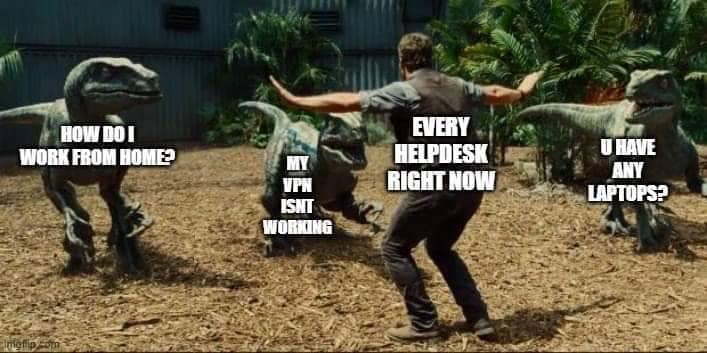 webjedi's tweet image. If you’ve worked service desk or help desk now or in the past, I’m sure this rings true.