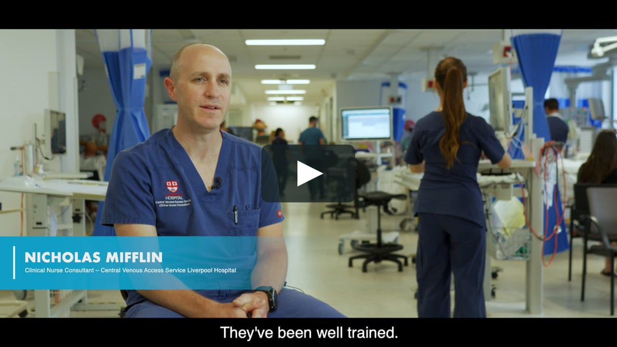 westernsydusonm's tweet image. Difficult venous access is becoming a significant problem in hospitals world wide.  The documentary below developed by WSU academics Evan Alexandrou and Steve Frost is an example of innovation and advanced nursing practice improving the patient experience buff.ly/2U1ZHrW