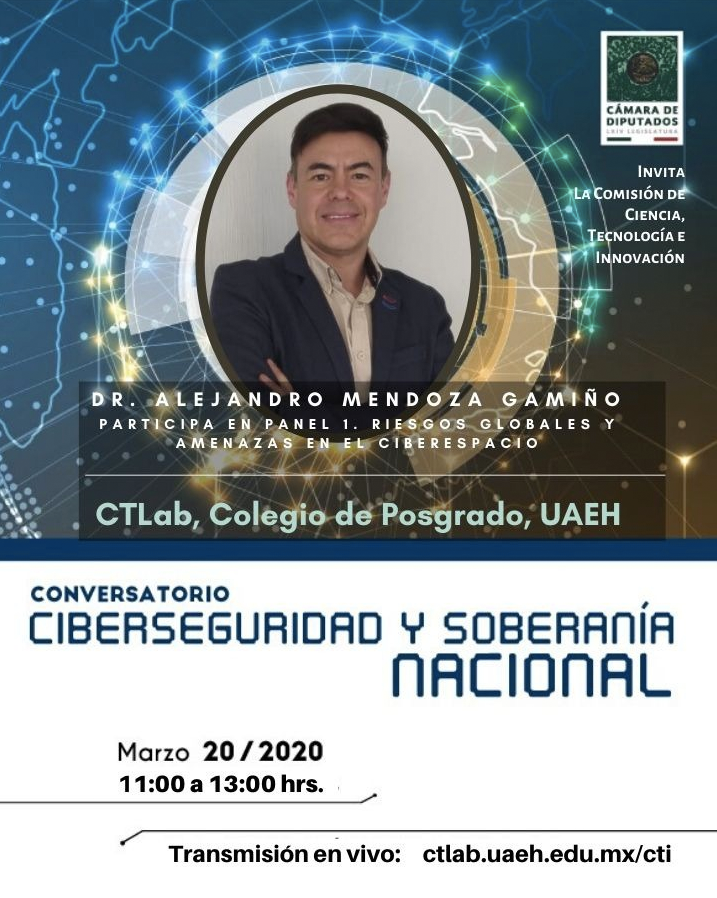 RedCUDI's tweet photo. 🔴 20 de marzo
Conversatorio Ciberseguridad y Soberanía Nacional de la Comisión de Ciencia, Tecnología e Innovación de @Mx_Diputados https://t.co/13c8ZqA4NG

Participa Alejandro Mendoza del #CTLab @UAEH_OFICIAL 

cc @MarivelSolisB @AnillaUy @anuiestic @RedCLARA https://t.co/NhPvCF9w1E