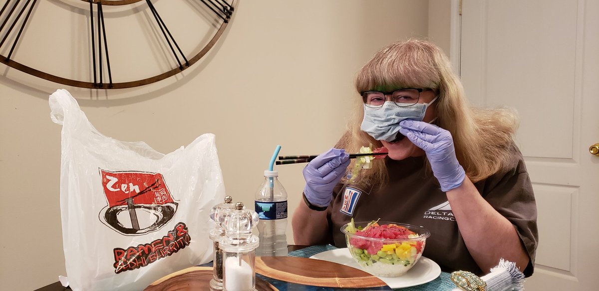jlc1701a's tweet photo. A girl's gotta eat!  Thanks to DoorDash no contact delivery from ZenRamen off of the square.   #GVLGA #DoorDash #NoContact.
https://t.co/VO7Zzmu4nL https://t.co/72O7ZVRewI