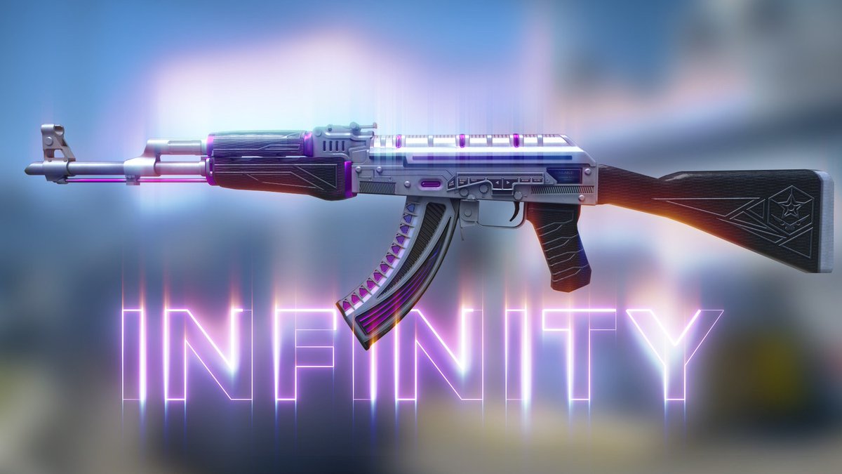 #CSGO Ak-47 Infinity skin by Serhii Solomianiuk.