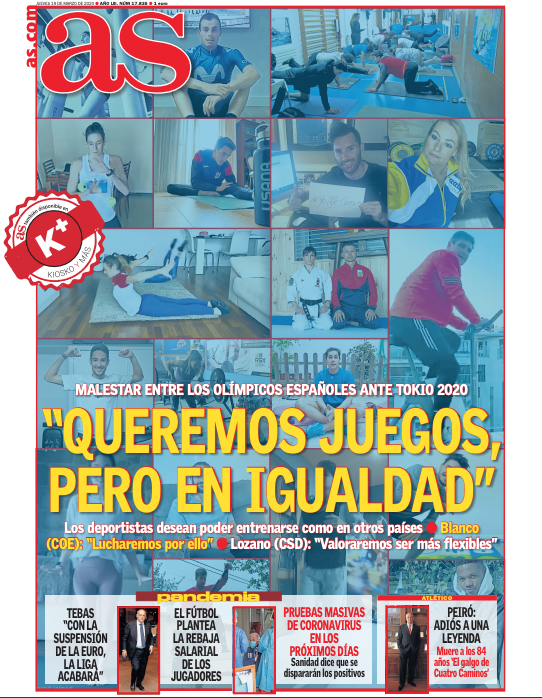 ellarguero's tweet photo. 📰 PORTADA del @diarioas 

"QUEREMOS JUEGOS, PERO EN IGUALDAD" https://t.co/3myF97wYPF