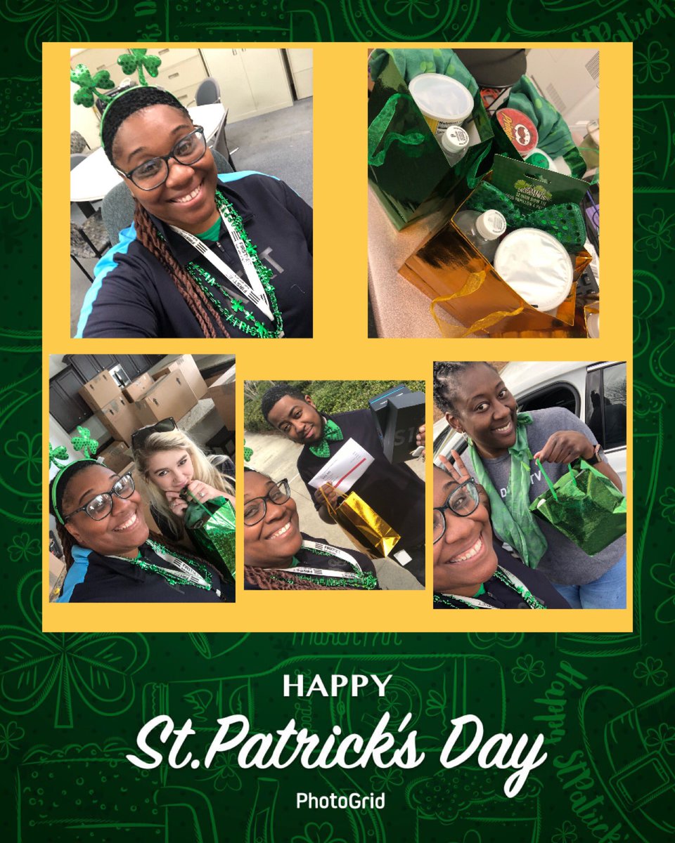 St. Patty’s Day fun and goodies in the field with my squad!! 🤗🍀 #ihx #IHXFieldDay #JustUsLeague #att #lifeatatt