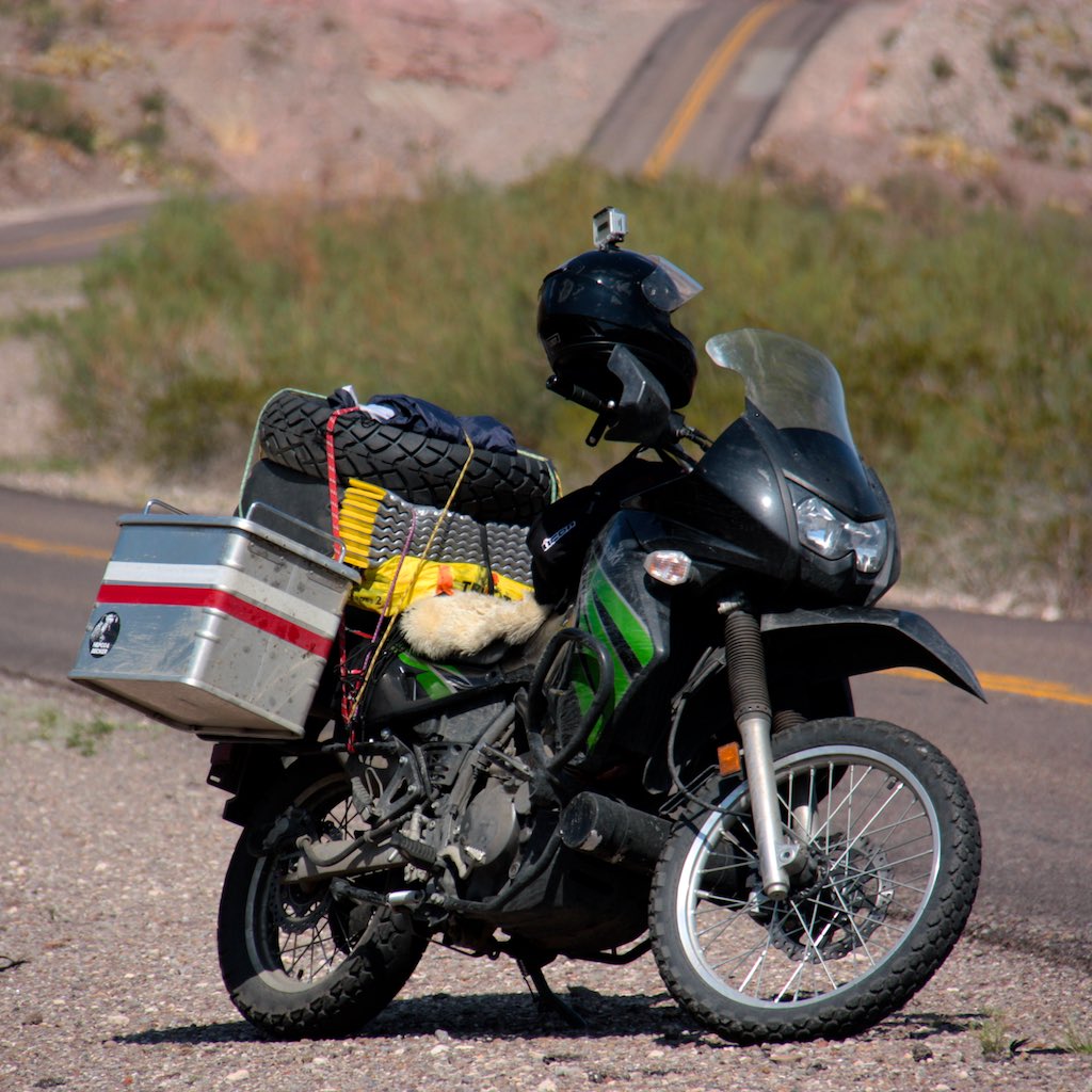 CameronDueck's tweet photo. I rode a motorcycle the first 1000 miles, after that I rode a sheepskin #soreass #motorcycle #roadtrip #adventure #mennomoto https://t.co/byi0TcdZdz