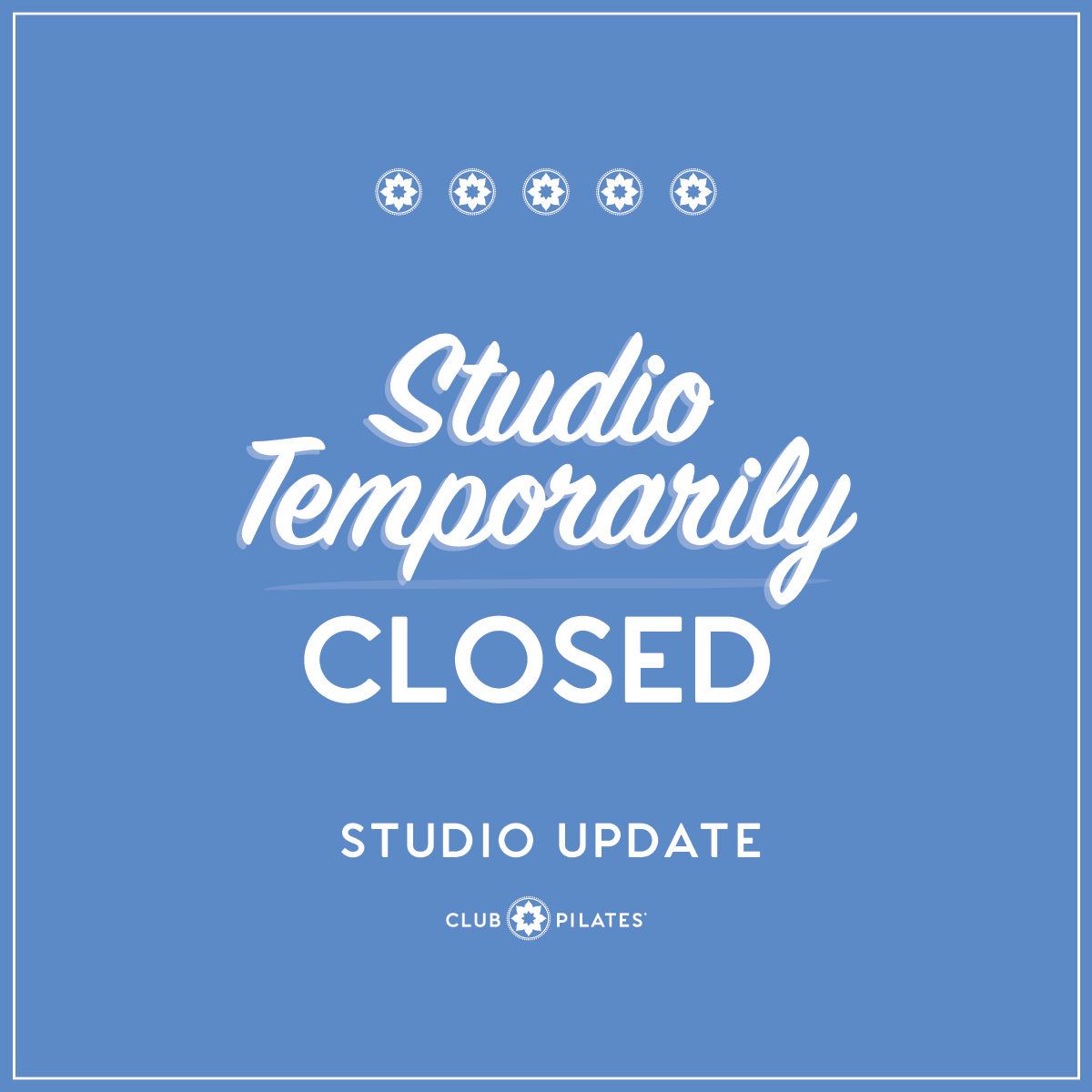 DelMarClubP's tweet photo. Out of an abundance of caution for our members and staff, we have decided to close
the studio starting today through April 1, 2020. We apologize for the inconvenience, but we believe this is in the best interest of the health and wellness of our community. #delmarca #coronavirus https://t.co/r85Ql5QecR