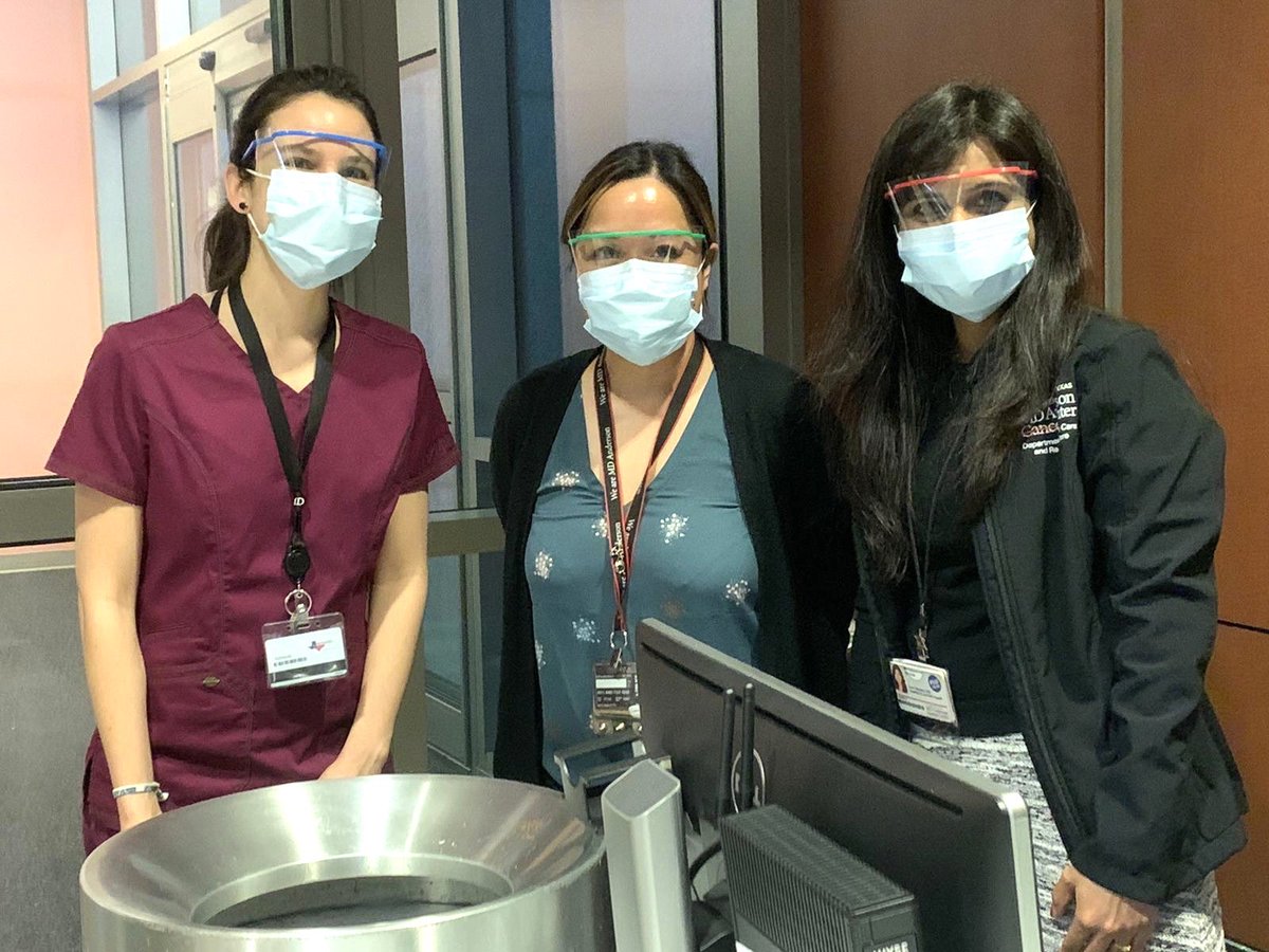 nirmala_km's tweet photo. #COVID19 screening volunteers to protect our patients, visitors and employees @MDAndersonNews #DACCPM https://t.co/Bc1otIhXfA