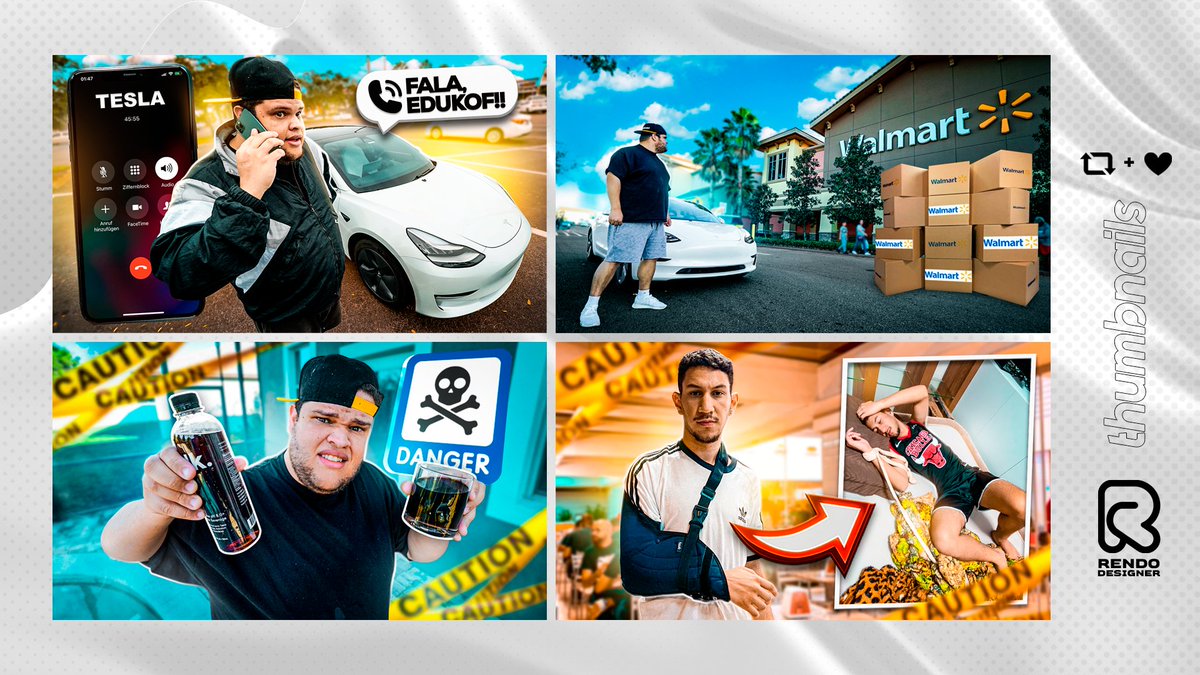 rendersonlopess's tweet image. Compilado de thumbnails para @EduKof 
Gostaram? Aceito❤+🔁