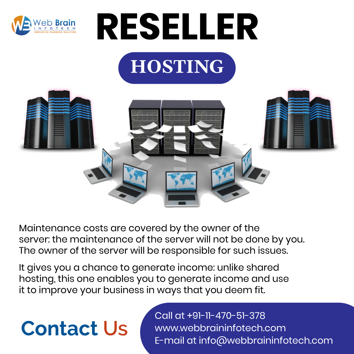 RAHUL__92's tweet photo. Do More with Easy to Use #Dashoards, Unlimited #Transfers & Inbuilt #Apps. Get 50% discount with our #resellerhosting plans. Simplify intensive #workloads on #cloud with Smart #Dedicated #Servers at affordable prices. Buy now!
Call us at +91-11-470-51-378
https://t.co/qbGnwB5XYj https://t.co/8DwYKNbkJL