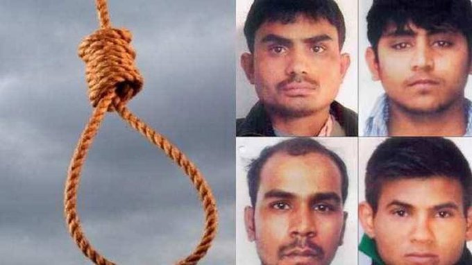 azeema_1's tweet photo. #BREAKING, #SupremeCourt of India dismissed curative petition of #DeathRowConvict Pawan Gupta in #NirbhayaGangRape Case, claiming that he was minor at the time of incident.
All 4 accused to be hanged tomorrow!
#NirbhayaCase #NirbhayaVerdict
#justicefornirbhaya
@amritabhinder https://t.co/b2kueNxA5O