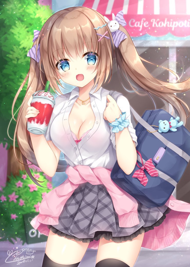 「たぶんこれだ〜!
#自分のTwitterいいねTOP3をあげる 」|小日向ほしみのイラスト