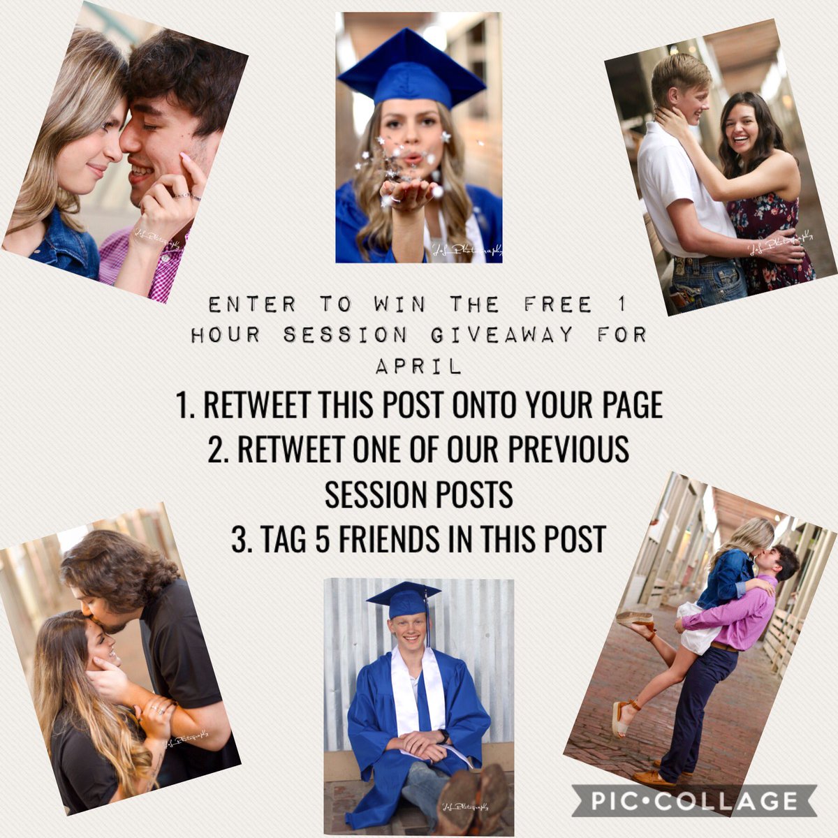 JplusLPhotos's tweet photo. Enter our April giveaway of 1 free session! Like this post when done! 👍 https://t.co/PkKKQPeKEy