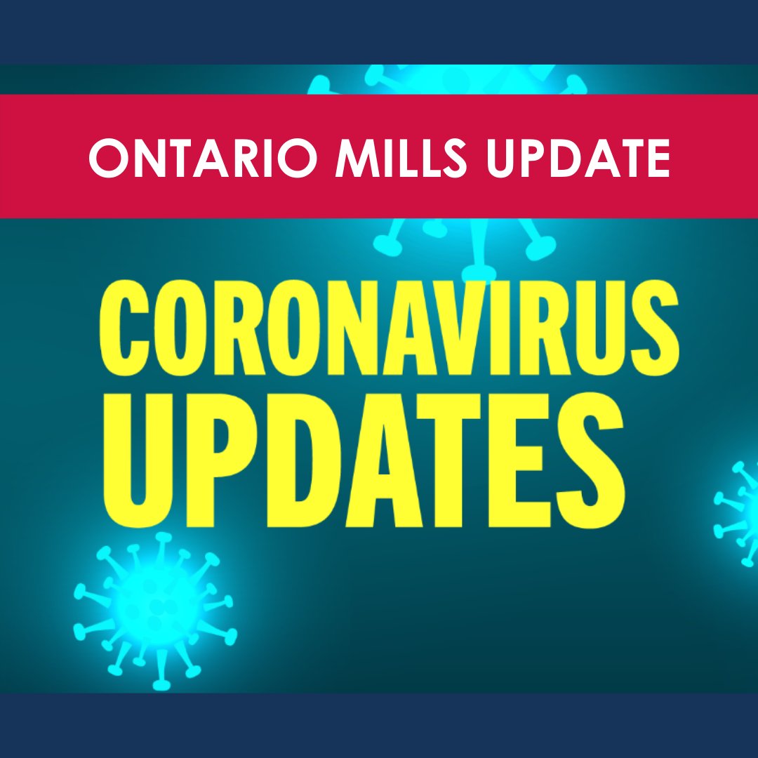 City of Ontario on Twitter: "After extensive discussions federal, state and local officials, Ontario Mills will be temporarily closed, effective from 7 PM local time today through March 29. Please visit