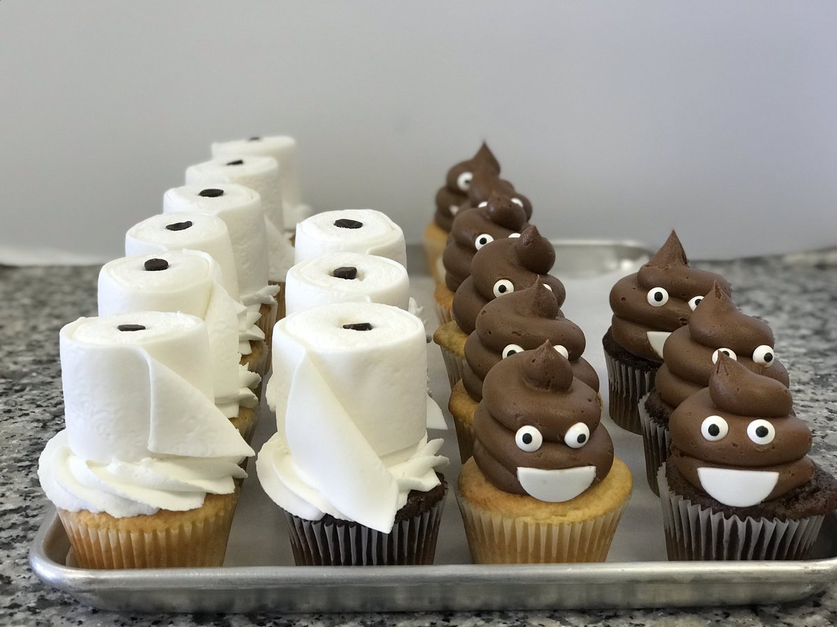 LilyscakesTX's tweet photo. Because #CoronaVirus stinks 💩, we’ve got you covered... the softest and sweetest #tp 🧻#cupcakes 🧁 you’ll ever touch!!.. Made Locally at #lilyscakes in Harker Heights, Tx!... In 💩 times like these, a little humor never hurts!... and it tastes great too! While supplies last!! https://t.co/RG3u3su2bu