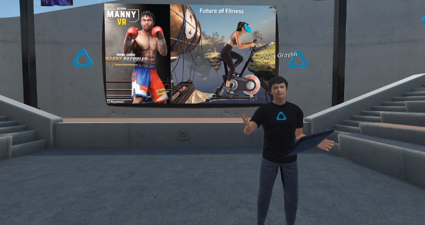 automatelifenow's tweet photo. "...VR is the way to stay fit, while staying indoors..." - @AGraylin
#V2EC2020 #AutomateLifeNow https://t.co/hgm8uZekXJ