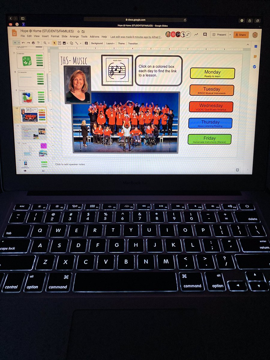 AnaheimHope's tweet photo. Hope teachers are working daily to make content accessible at home during the closure. So much of the curriculum is created from scratch to make it the most meaningful, relatable, and current for our student. 👨🏻‍🏫👩‍🏫So proud of them!🙌
#1SpecialEdSchoolinAmerica
#HopeHeroes
#AUHSD https://t.co/W0VtrHkUjz