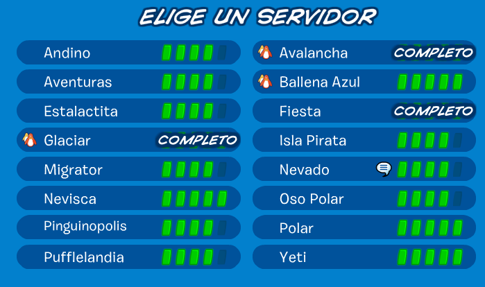 ImATyranitar's tweet photo. Nuevos 6 servers de CPO:
-Andino
-Isla pirata
-Oso polar
-Pufflelandia
-Aventuras
-Pinguinopolis. https://t.co/l8fanLj0Y8