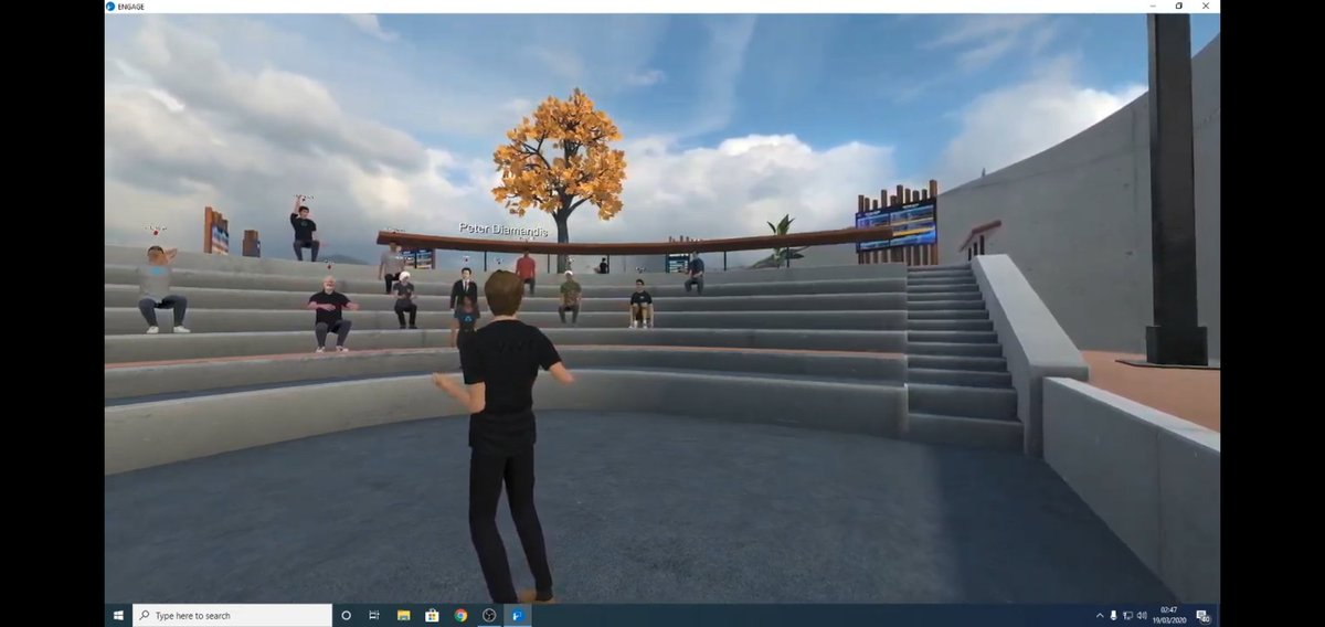 TheGameVeda's tweet image. #V2EC2020 we need to do less of the spiny rotating camera thing for 2D streams of VR conferences and have professional cuts as we would at a real one/keynote, shouldn&apos;t be hard to set up a bot cam to do this 

I am still sleeping though