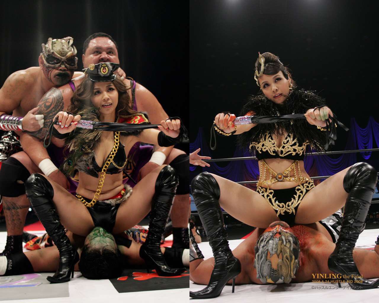 女子プロレスでポロリ @DLover20801039 Dさん、ありがとうございます😊  目元は、手間かけるほど表情出るので最近は目元を中心にチマチマやってます。 女子プロレスのポロリは、ハプニングにせよ仕込みにせよどこか後ろめたい雰囲気ありますね😅  インリンのM字開脚は ...