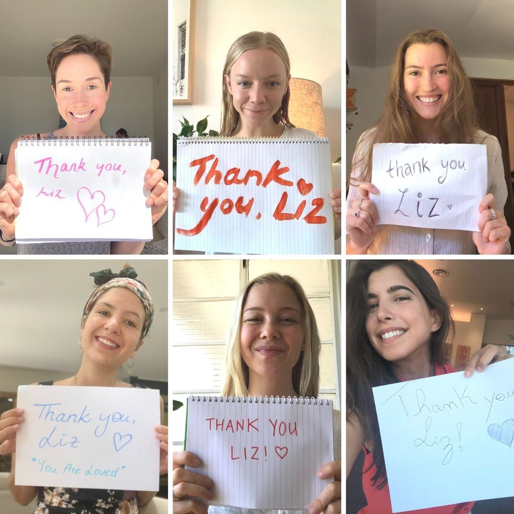 InsightTimer's tweet photo. A few excited fans here at Insight Timer welcoming Elizabeth Gilbert to our growing family. Elizabeth has recorded a talk on facing #Fear with #Compassion; it’s beautiful and heartfelt. 

Click here to enjoy: 
https://t.co/LX2fInver5 https://t.co/a7vRZLuEXW
