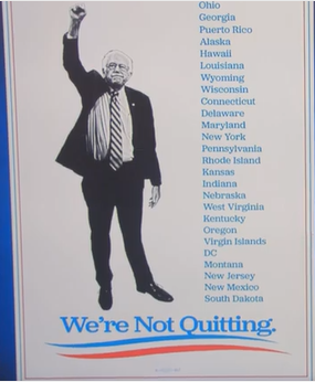 Coko316's tweet photo. #DearBernie,

Millions STILL stand with you. Take the fight all the way to their corporate establishment front door.

#DemocraticPrimaries still waiting to vote... https://t.co/gdGRRg7rPF