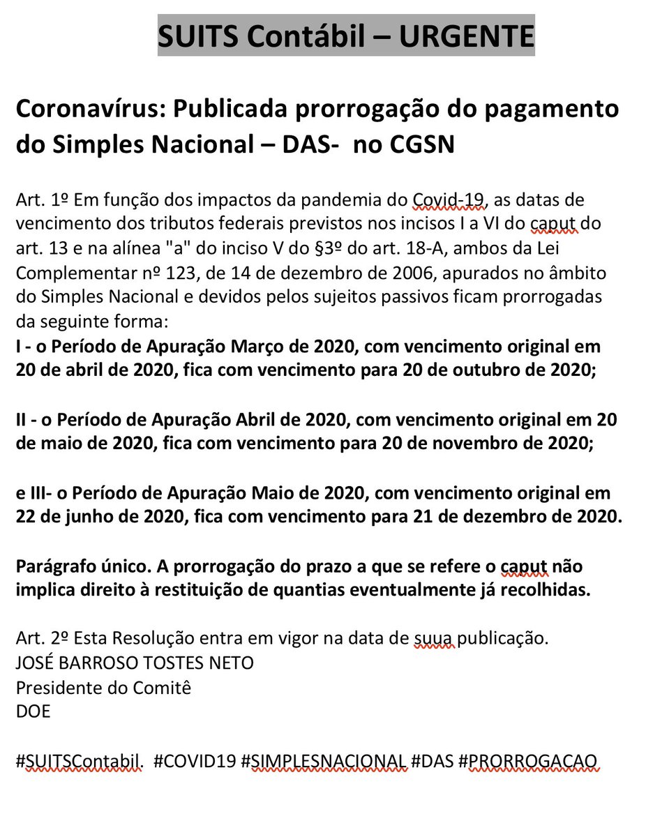 Suitscontabil's tweet image. #SuitsContabil #SN #DAS