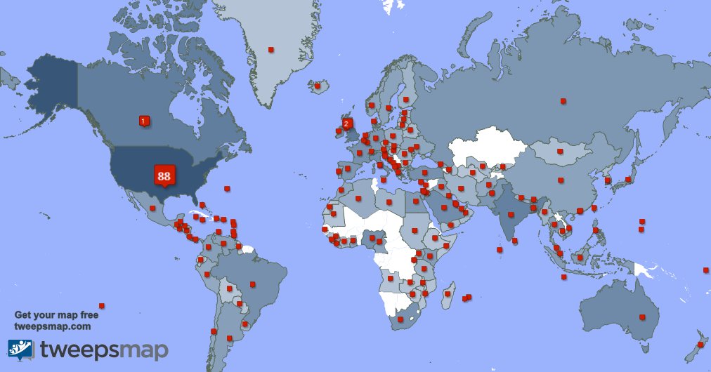 I have 203 new followers from USA 🇺🇸, Canada 🇨🇦, and more last week. See tweepsmap.com/!JohnWUSMC