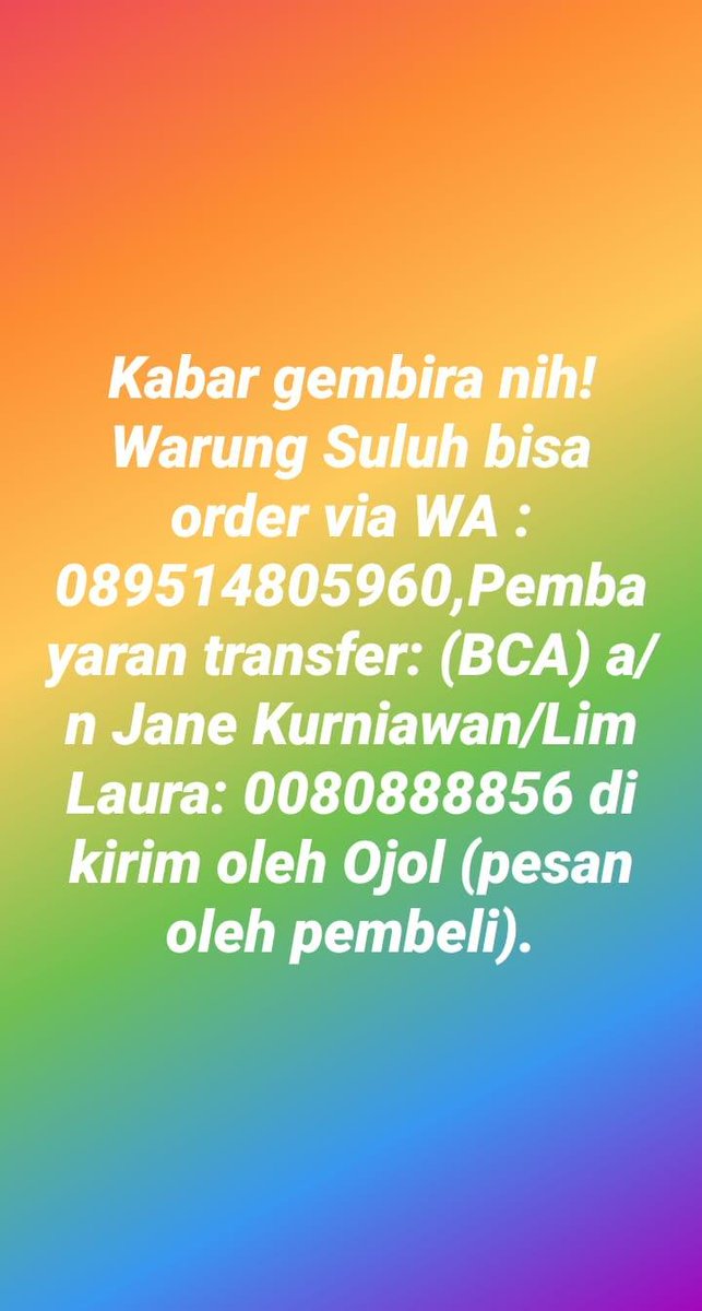 warung suluh (@warungsuluh) on Twitter photo 