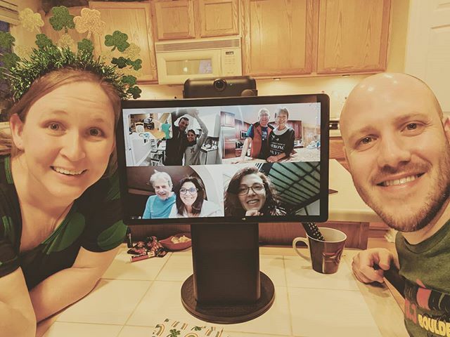 rjhilgefort's tweet photo. #VirtualStPatricksDay wasn't so bad thanks to a group call with family! https://t.co/JPRNZUHhO5 https://t.co/T1kAfCVLKF