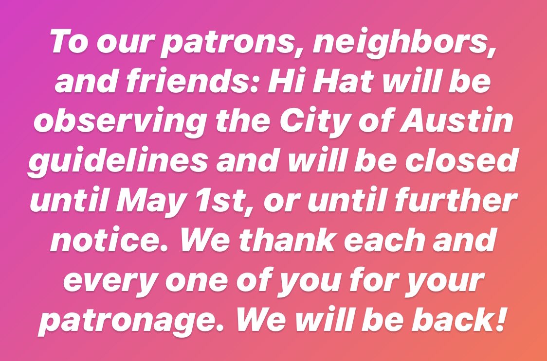 Hi Hat Public House tweet media