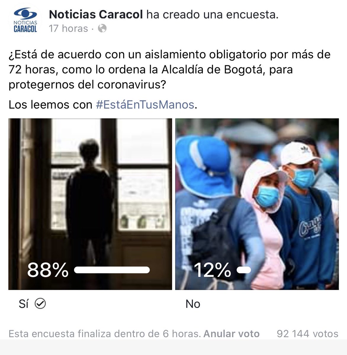 ClaudiaLopez's tweet photo. Tan importante como la coordinación institucional que hemos tenido frente al COVID-19 es la coordinación con la ciudadanía. 

Recibimos más de 5.000 sugerencias para medidas #SimulacroVital. Mil gracias por sus aportes!

Como esto nunca se ha hecho debemos aprender entre todos! https://t.co/fM9gUQmJae