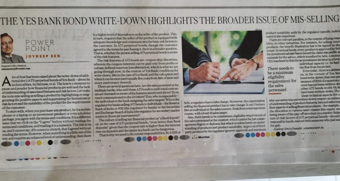 Shivangik12's tweet photo. True! @RBI @nsitharaman @nsitharamanoffc @PMOIndia @FinMinIndia U can’t deprive investors 4m their money. They were cheated through #Yesbank representatives. cheaters would get 1 year job assurance with same salary package &amp; investors bond write down 2 zero. Is it fair decision? https://t.co/L7J5xgvcrA