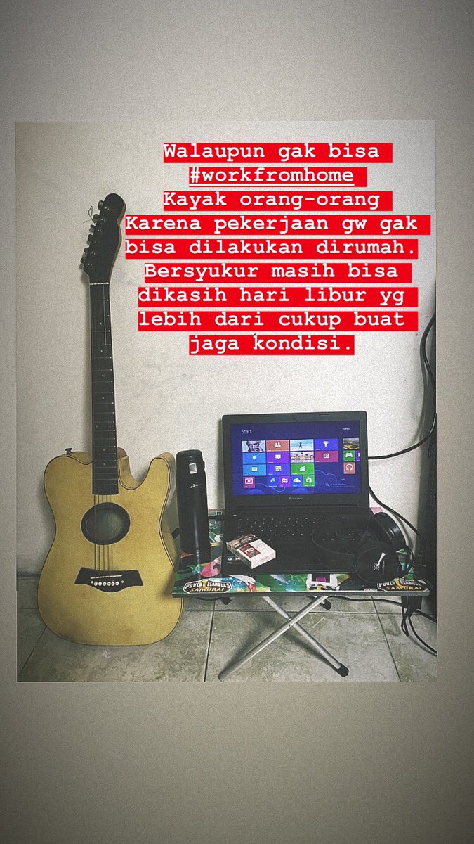 Haniel_Rivelino's tweet photo. Walaupun gak bisa #WorkFromHome  kayak orang-orang, Karena pekerjaan gw gak bisa dilakukan dirumah. Bersyukur masih bisa dikasih hari libur yg lebih dari cukup buat jaga kondisi.

#dirumahaja #GueNgantor #StopPanikLawanCorona #LawanCorona https://t.co/CimRn6g7pT
