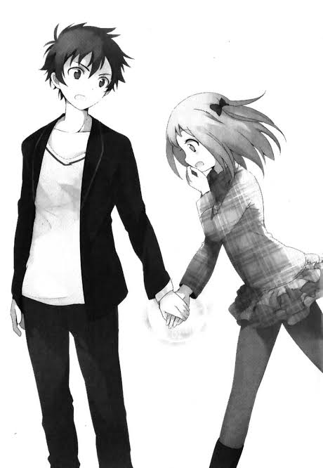 OoalSSONG's tweet photo. fuck it, maou and chiho is one of the best couples in anime💗 https://t.co/4hmFzybp1G