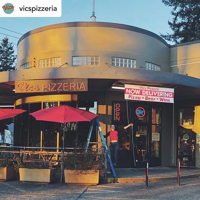 Reposted • <a href="/vicspizzeria/">Vic's Pizza</a> The moment has arrived! We are now able to deliver PIZZA, BEER, &amp; WINE!! ift.tt/2IWlzye