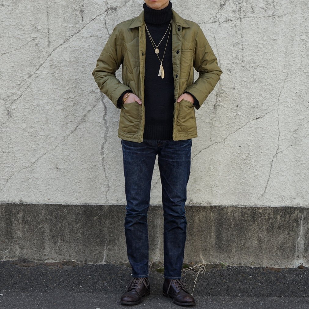 rrl quilted chore jacket