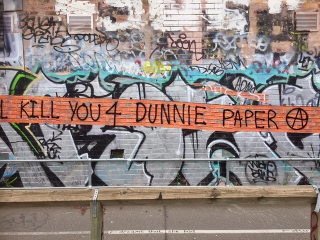 MicLooby's tweet photo. Dunny with an 'ie'? This really is anarchy. #covid19australia https://t.co/tW6gSuXaZR