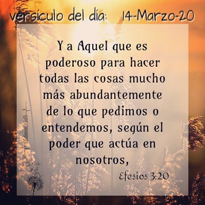 Rezumar actualizar asistente VIDA EN CRISTO on Twitter: "Y a Aquel que es poderoso para hacer todas las  cosas mucho más abundantemente de lo que pedimos o entendemos, según el  poder que actúa en nosotros,