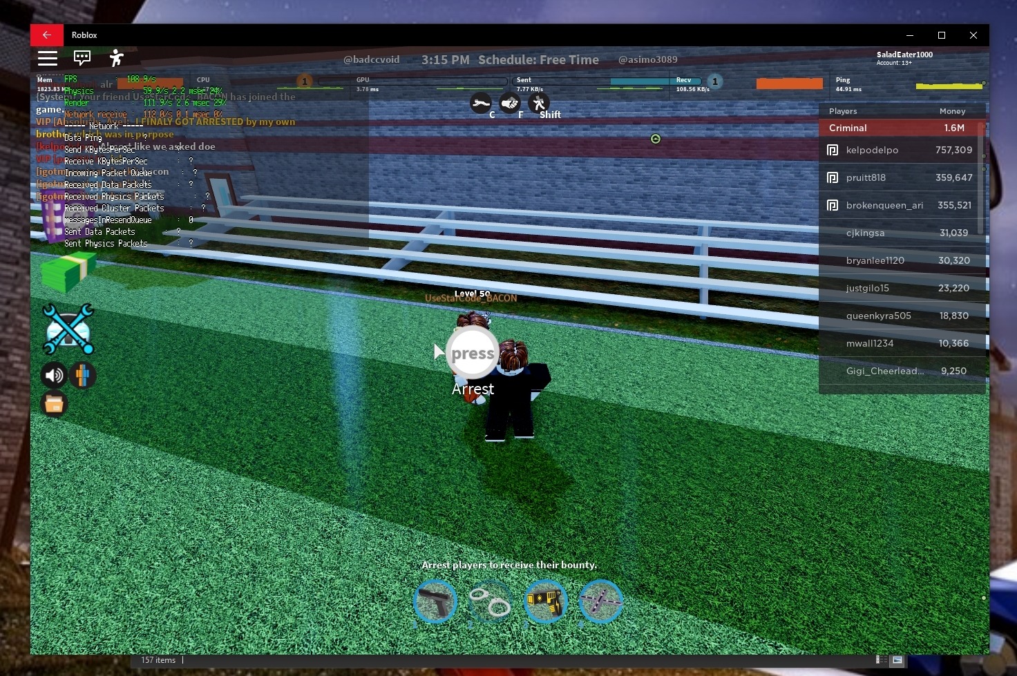 Myusernamesthis Use Code Bacon On Twitter Big Discovery - how to have 2 roblox games open at once myusernamesthis