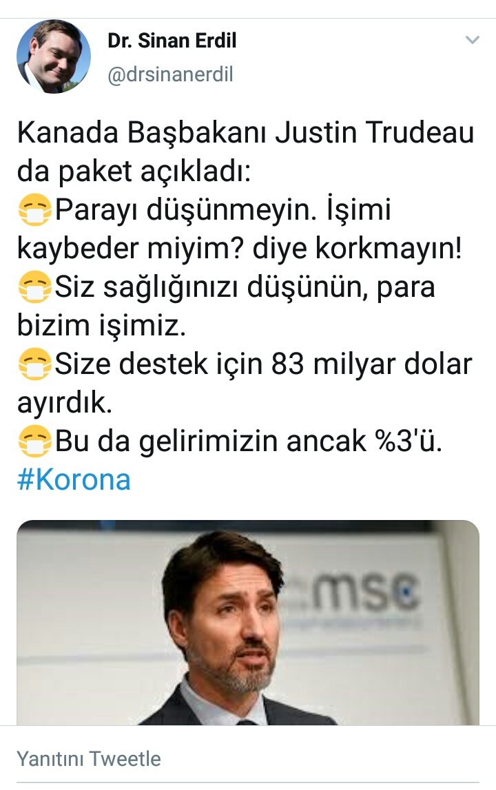 #SonDurumum parayı, işimi kaybeder miyim? Bunları düşünmeyin, siz sağlığınızı düşünün sizin için para ayırdık diyen bir başkan hayal ediyorum... Çok mu hayalperestim 🤔 <a href="/nihatsirdar/">Nihat Sırdar</a>