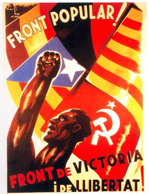 The Soviet Union began to heavily invest itself in politics across Europe, encouraging “Popular Front” movements in several nations. These groups were designed to unify liberal, socialist, and communist parties under one banner in order to fight the rising tide of fascism.