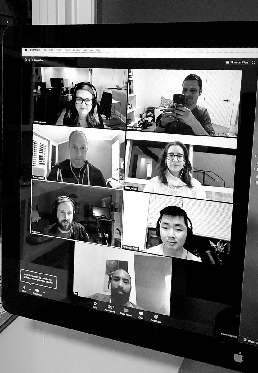 Ryan Burgess (@burgessdryan) on Twitter photo Tonight was the first time we’ve ever recorded a remote <a href="/FrontEndHH/">Front End Happy Hour</a>. We don’t want to stop recording so we are improvising #coronavirus Tonight was the first time we’ve ever recorded a remote <a href="/FrontEndHH/">Front End Happy Hour</a>. We don’t want to stop recording so we are improvising #coronavirus