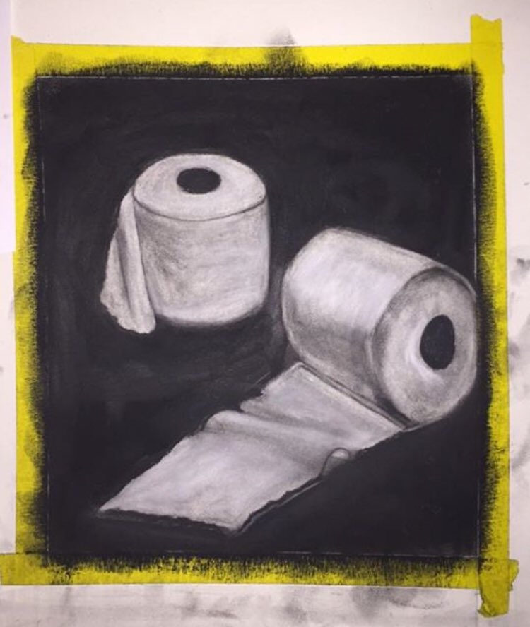 createwithjanet's tweet photo. @iamcardib Here’s some toilet paper y’all! I drew this so I hope it helps you to remember to smile through all of this madness! https://t.co/QnPwxYHMaw