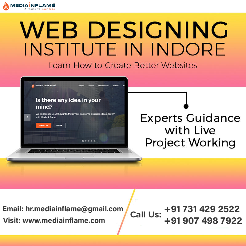 MediaInflame's tweet photo. If you are looking for the best web designing training institute in Indore, you have ended up in the right place. Call us Now !!!
#webdesigning #webdesigningtraining #webdesigningcourses #industrialtraining #internships #student_pursuing #careers #indore #india #mediainflame https://t.co/lkupJqfCGZ