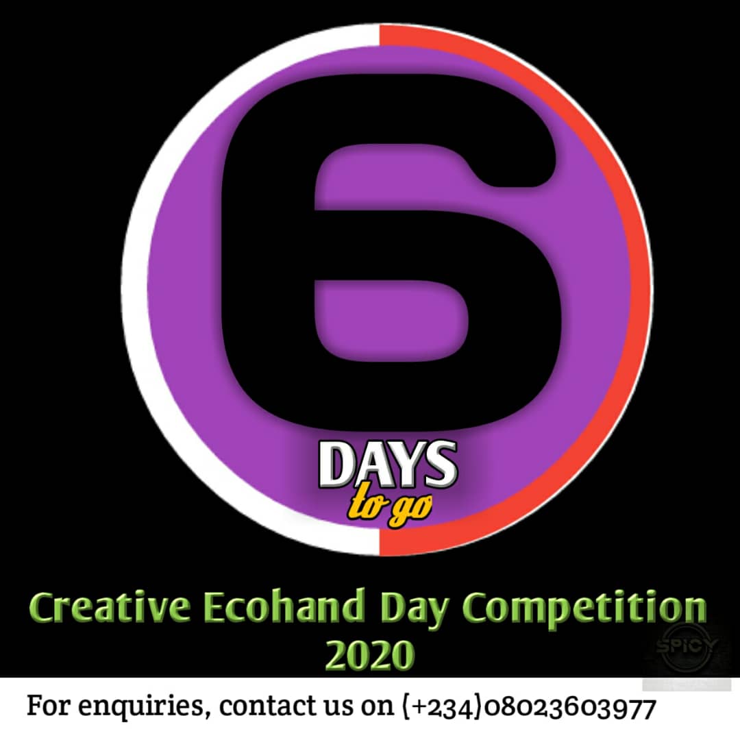 AfricanCr8veHub's tweet photo. It is almost here!!, calling all environmentalist and green people, the #creativeecohandday competition will feature creative arts made from wastes.

Participating schools will explore #wastes in 3 categories - Science, Art, Fashion 
#worldwithoutwastes #wastetowealth https://t.co/TuSFqOupSZ