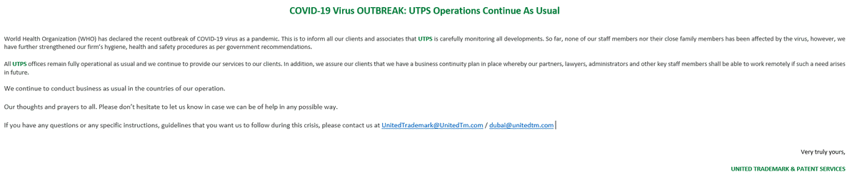 utmps's tweet photo. COVID-19 Virus OUTBREAK: UTPS Operations Continue As Usual https://t.co/05KegC6UBf