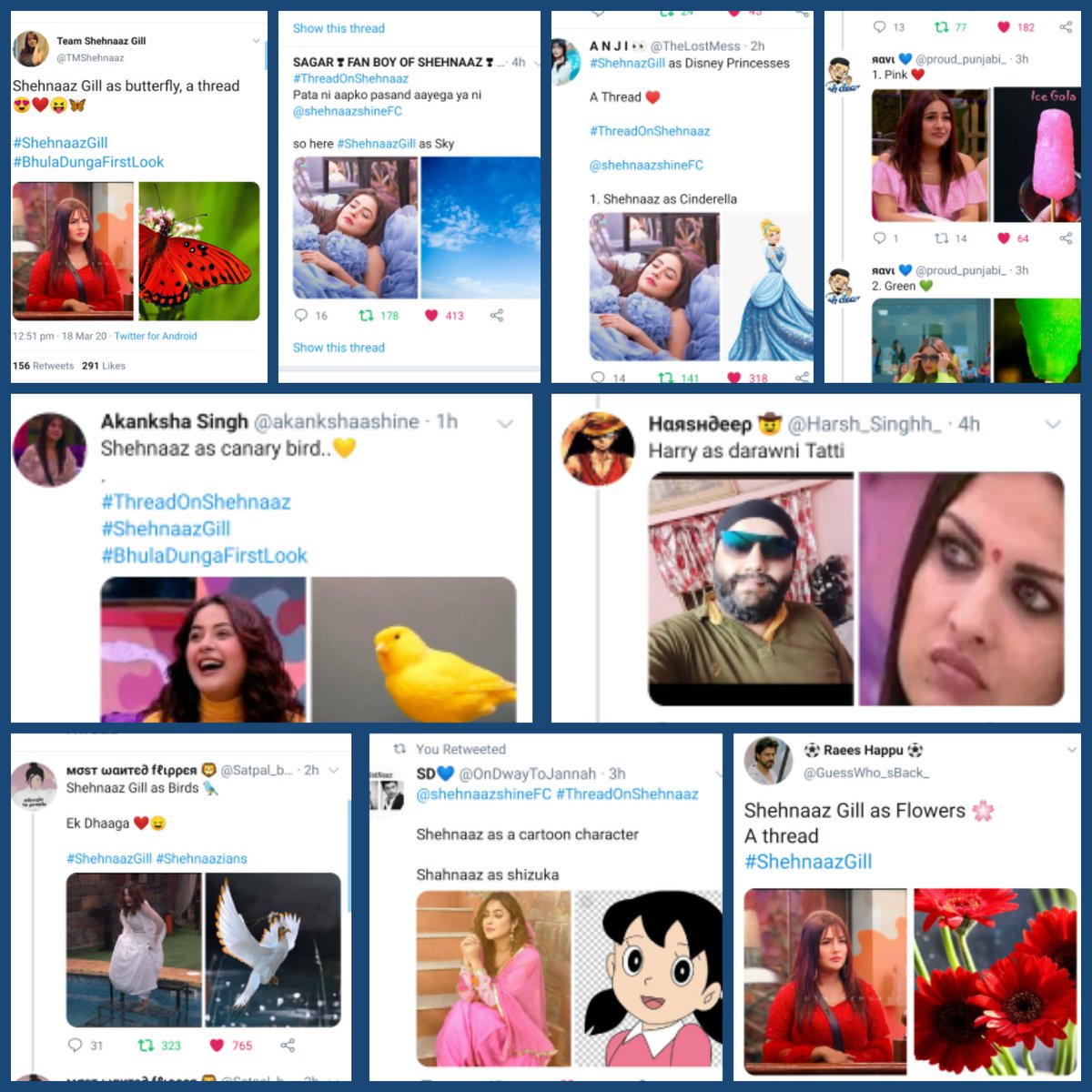 itspreetika23's tweet photo. Loving all these #ThreadOnShehnaaz ๐๐
Aren't they too cute ๐๐
@proud_punjabi_
@Satpal_bassi @GuessWho_sBack_ @Harsh_Singhh_ @TheLostMess @TMShehnaaz @akankshaashine @OnDwayToJannah https://t.co/aaid1I5z2H
