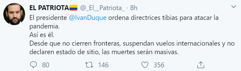 Matador000's tweet photo. Antier la abuela Salud, ayer De la Espriella y hoy el patriota. 
¿qué está pasando aquí? https://t.co/KugbOwsAp3